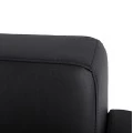 ΚΑΝΑΠΕΣ 2ΘΕΣΙΟΣ NELLIE HM3159.21 ΜΕ ΜΑΥΡΟ PU 113x71x71Υ εκ.