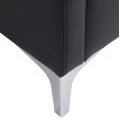 ΚΑΝΑΠΕΣ 2ΘΕΣΙΟΣ NELLIE HM3159.21 ΜΕ ΜΑΥΡΟ PU 113x71x71Υ εκ.
