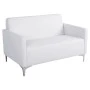 ΚΑΝΑΠΕΣ 2ΘΕΣΙΟΣ NELLIE HM3159.22 ΜΕ ΛΕΥΚΟ PU 113x71x71Υ εκ.