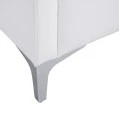 ΚΑΝΑΠΕΣ 2ΘΕΣΙΟΣ NELLIE HM3159.22 ΜΕ ΛΕΥΚΟ PU 113x71x71Υ εκ.