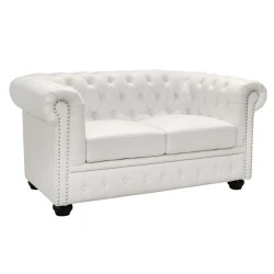 ΚΑΝΑΠΕΣ 2ΘΕΣΙΟΣ T.CHESTERFIELD HM3010.02 ΤΕΧΝΟΔΕΡΜΑ ΛΕΥΚΟ ΜΑΤ 150x90x70Υεκ. ΚΑΝΑΠΕΣ 2ΘΕΣΙΟΣ T.CHESTERFIELD HM3010.02 ΤΕΧΝΟΔΕΡΜΑ ΛΕΥΚΟ ΜΑΤ 150x90x70Υεκ.