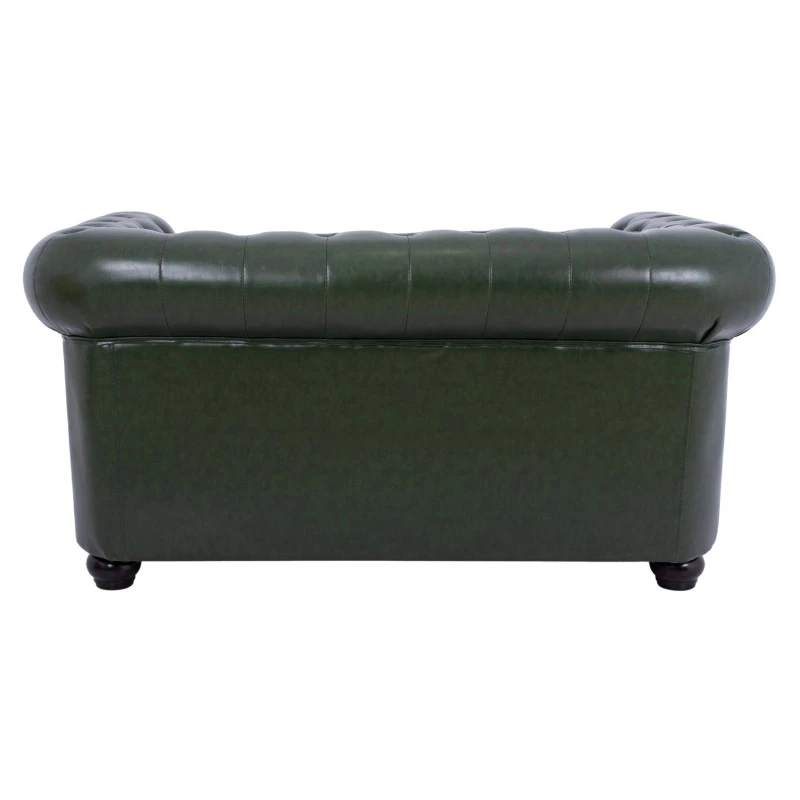 ΚΑΝΑΠΕΣ 2ΘΕΣΙΟΣ T.CHESTERFIELD HM3010.08 ΤΕΧΝΟΔΕΡΜΑ ΚΥΠΑΡΙΣΣΙ 150x90x72 εκ.