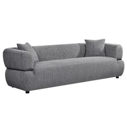 ΚΑΝΑΠΕΣ 3-ΘΕΣΙΟΣ ARCTIS HM3327.01 ΓΚΡΙ ΥΦΑΣΜΑ 229x88x88Υεκ.