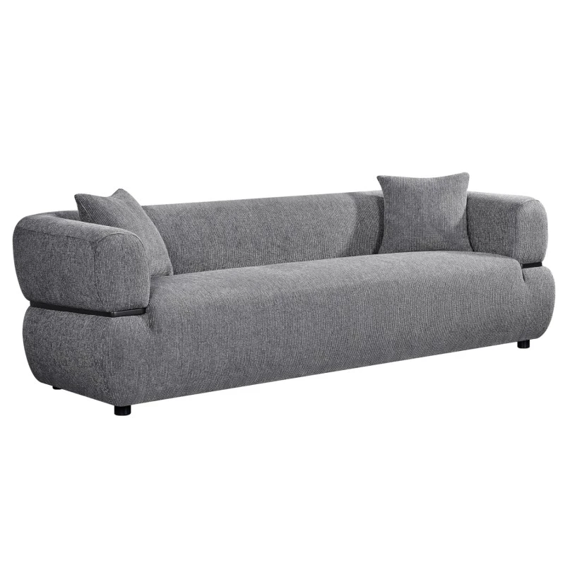 ΚΑΝΑΠΕΣ 3-ΘΕΣΙΟΣ ARCTIS HM3327.01 ΓΚΡΙ ΥΦΑΣΜΑ 229x88x88Υεκ.
