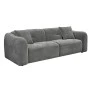 ΚΑΝΑΠΕΣ 3-ΘΕΣΙΟΣ JUNOA HM3333.01 ΓΚΡΙ ΥΦΑΣΜΑ 228x89x74Υεκ