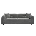 ΚΑΝΑΠΕΣ 3-ΘΕΣΙΟΣ JUNOA HM3333.01 ΓΚΡΙ ΥΦΑΣΜΑ 228x89x74Υεκ