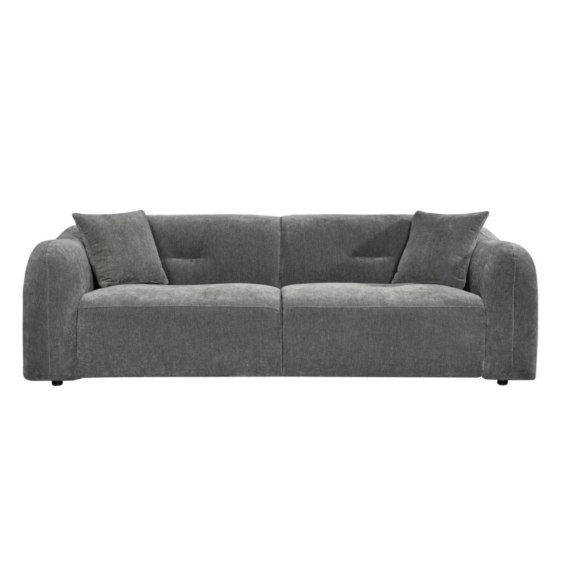 ΚΑΝΑΠΕΣ 3-ΘΕΣΙΟΣ JUNOA HM3333.01 ΓΚΡΙ ΥΦΑΣΜΑ 228x89x74Υεκ