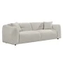 ΚΑΝΑΠΕΣ 3-ΘΕΣΙΟΣ JUNOA HM3333.02 ΕΚΡΟΥ ΥΦΑΣΜΑ 228x89x74Υεκ