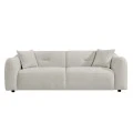 ΚΑΝΑΠΕΣ 3-ΘΕΣΙΟΣ JUNOA HM3333.02 ΕΚΡΟΥ ΥΦΑΣΜΑ 228x89x74Υεκ