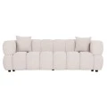 ΚΑΝΑΠΕΣ 3-ΘΕΣΙΟΣ NORIKA HM3331.02 ΕΚΡΟΥ ΥΦΑΣΜΑ 220x88x85Υεκ.