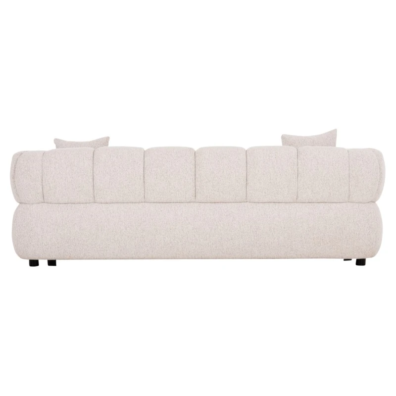 ΚΑΝΑΠΕΣ 3-ΘΕΣΙΟΣ NORIKA HM3331.02 ΕΚΡΟΥ ΥΦΑΣΜΑ 220x88x85Υεκ.