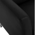 ΚΑΝΑΠΕΣ 3ΘΕΣΙΟΣ KIANA HM3122.31 ΜΕ ΜΑΥΡΟ PU 180x75x71 εκ.