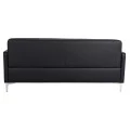 ΚΑΝΑΠΕΣ 3ΘΕΣΙΟΣ NELLIE HM3159.31 ΜΕ ΜΑΥΡΟ PU 163x71x71Υ εκ.