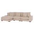 ΚΑΝΑΠΕΣ ΑΡΙΣΤΕΡΗ ΓΩΝΙΑ CRANFIELD HM3287.02L ΜΠΕΖ ΡΙΓΕ ΥΦΑΣΜΑ 315x167(γωνία)x67Υεκ.