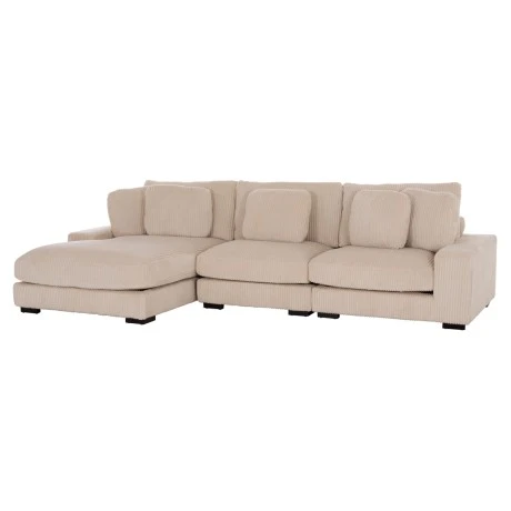 ΚΑΝΑΠΕΣ ΑΡΙΣΤΕΡΗ ΓΩΝΙΑ CRANFIELD HM3287.02L ΜΠΕΖ ΡΙΓΕ ΥΦΑΣΜΑ 315x167(γωνία)x67Υεκ.