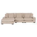 ΚΑΝΑΠΕΣ ΑΡΙΣΤΕΡΗ ΓΩΝΙΑ CRANFIELD HM3287.02L ΜΠΕΖ ΡΙΓΕ ΥΦΑΣΜΑ 315x167(γωνία)x67Υεκ.