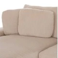 ΚΑΝΑΠΕΣ ΑΡΙΣΤΕΡΗ ΓΩΝΙΑ CRANFIELD HM3287.02L ΜΠΕΖ ΡΙΓΕ ΥΦΑΣΜΑ 315x167(γωνία)x67Υεκ.
