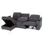 ΚΑΝΑΠΕΣ ΑΡΙΣΤΕΡΗ ΓΩΝΙΑ SYNTHIA HM3308.03L ΑΝΑΚΛΙΣΗ & ΑΠΟΘ.ΧΩΡΟΣ--ΓΚΡΙ 245x170x98Υεκ