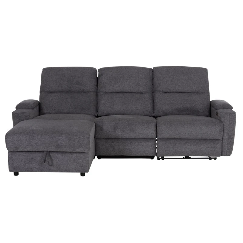 ΚΑΝΑΠΕΣ ΑΡΙΣΤΕΡΗ ΓΩΝΙΑ SYNTHIA HM3308.03L ΑΝΑΚΛΙΣΗ & ΑΠΟΘ.ΧΩΡΟΣ--ΓΚΡΙ 245x170x98Υεκ