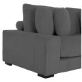 ΚΑΝΑΠΕΣ ΔΕΞΙΑ ΓΩΝΙΑ CRANFIELD HM3287.01R ΓΚΡΙ ΡΙΓΕ ΥΦΑΣΜΑ 315x167(γωνία)x67Υεκ.