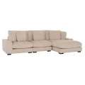 ΚΑΝΑΠΕΣ ΔΕΞΙΑ ΓΩΝΙΑ CRANFIELD HM3287.02R ΜΠΕΖ ΡΙΓΕ ΥΦΑΣΜΑ 315x167(γωνία)x67Υεκ.