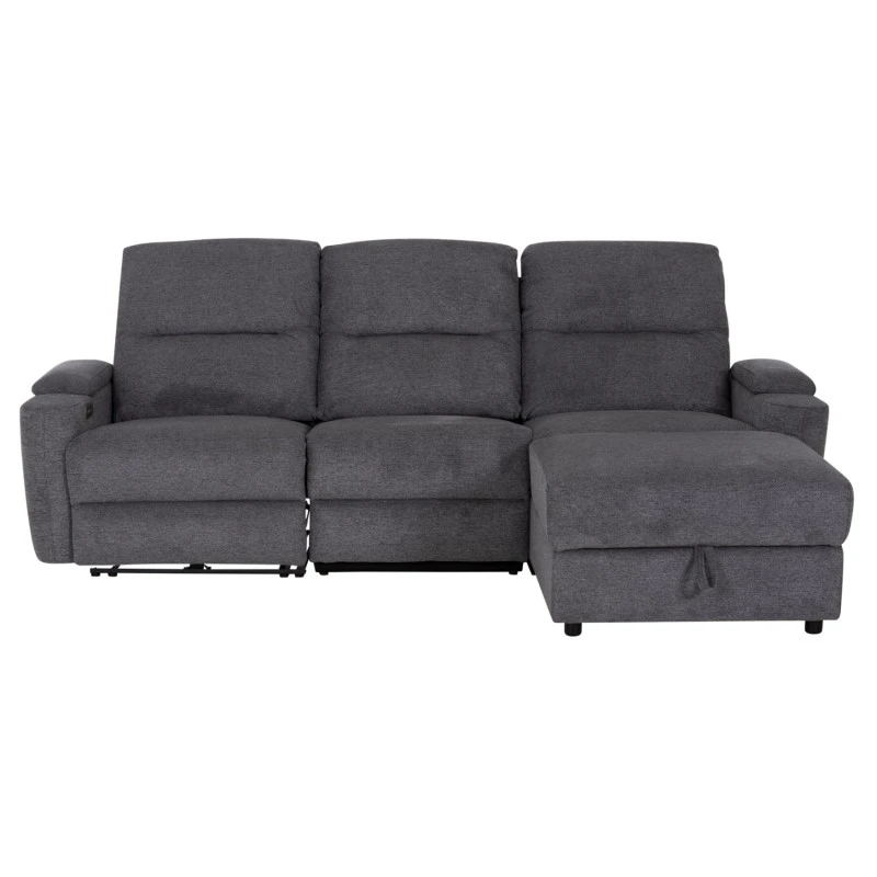 ΚΑΝΑΠΕΣ ΔΕΞΙΑ ΓΩΝΙΑ SYNTHIA HM3308.03R ΑΝΑΚΛΙΣΗ & ΑΠΟΘ.ΧΩΡΟΣ--ΓΚΡΙ 245x170x98Υεκ
