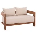ΚΑΝΑΠΕΣ ΔΙΘΕΣΙΟΣ ΣΕΙΡΑ KIOTO HM6381 ΞΥΛΟ TEAK ΦΥΣΙΚΟ-ΜΠΕΖ ΜΑΞΙΛΑΡΙΑ 140x77x72Υεκ.