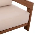 ΚΑΝΑΠΕΣ ΔΙΘΕΣΙΟΣ ΣΕΙΡΑ KIOTO HM6381 ΞΥΛΟ TEAK ΦΥΣΙΚΟ-ΜΠΕΖ ΜΑΞΙΛΑΡΙΑ 140x77x72Υεκ.