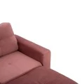 ΚΑΝΑΠΕΣ ΓΩΝΙΑ ΑΝΑΣΤΡΕΨΙΜΗ PAGE ΥΦΑΣΜΑ ΒΕΛΟΥΔΟ ΣΑΠΙΟ ΜΗΛΟ 207x145x85Y εκ.HM3004.12