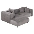 ΚΑΝΑΠΕΣ ΓΩΝΙΑ (ΑΡΙΣΤΕΡΗ) 3-ΘΕΣΙΟΣ GRACE HM3280.03L ΓΚΡΙ ΥΦΑΣΜΑ 252x160x70-90Υεκ