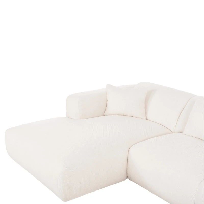 ΚΑΝΑΠΕΣ ΓΩΝΙΑ (ΑΡΙΣΤΕΡΗ) BRICKEN HM3275.02L ΛΕΥΚΟ ΥΦΑΣΜΑ 110-282x98-160x72Υεκ.