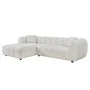 ΚΑΝΑΠΕΣ ΓΩΝΙΑ (ΑΡΙΣΤΕΡΗ) LYKKE HM3326.02L ΕΚΡΟΥ ΥΦΑΣΜΑ 280x89-165(η γωνία)x70Υεκ