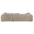 ΚΑΝΑΠΕΣ ΓΩΝΙΑ BRICKEN HM3275.01R ΜΠΕΖ ΥΦΑΣΜΑ 110-282x98-160x72Υεκ.