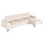 ΚΑΝΑΠΕΣ ΓΩΝΙΑ (ΔΕΞΙΑ) NOA HM3278.01R ΕΚΡΟΥ ΥΦΑΣΜΑ 288x90-157x67-80Υεκ.