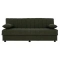 ΚΑΝΑΠΕΣ ΚΡΕΒΑΤΙ ANDRI ΤΡΙΘΕΣΙΟΣ DARK OLIVE HM3239.05 180x72x77 εκ.