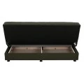 ΚΑΝΑΠΕΣ ΚΡΕΒΑΤΙ ANDRI ΤΡΙΘΕΣΙΟΣ DARK OLIVE HM3239.05 180x72x77 εκ.