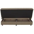 ΚΑΝΑΠΕΣ ΚΡΕΒΑΤΙ ANDRI ΤΡΙΘΕΣΙΟΣ ΚΑΦΕ HM3239.02 180x72x77Υ εκ.