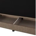 ΚΑΝΑΠΕΣ ΚΡΕΒΑΤΙ ANDRI ΤΡΙΘΕΣΙΟΣ ΚΑΦΕ HM3239.02 180x72x77Υ εκ.