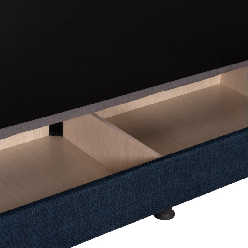 ΚΑΝΑΠΕΣ ΚΡΕΒΑΤΙ ANDRI ΤΡΙΘΕΣΙΟΣ ΜΠΛΕ HM3239.07 180x83x74Y εκ.