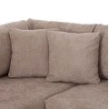 ΚΑΝΑΠΕΣ ΚΡΕΒΑΤΙ ΑΡΙΣΤΕΡΗ ΓΩΝΙΑ ZENORA HM3337.03L ΜΠΕΖ ΥΦΑΣΜΑ 303x214x80Υεκ