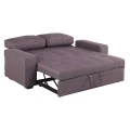 ΚΑΝΑΠΕΣ ΚΡΕΒΑΤΙ KANNA 2ΘΕΣΙΟΣ 176x102x91 εκ.HM3082.01 ΜΕ ΚΑΦΕ ΥΦΑΣΜΑ 176x102x91 εκ.