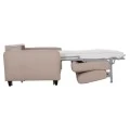 ΚΑΝΑΠΕΣ-ΚΡΕΒΑΤΙ ΜΕ ΑΝΑΔΙΠΛ.ΣΤΡΩΜΑ ETUDINE HM3311.02 ΜΠΕΖ ΥΦΑΣΜΑ 190x98x90Υεκ