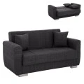 ΚΑΝΑΠΕΣ ΚΡΕΒΑΤΙ POLYA ΔΙΘΕΣΙΟΣ ΓΚΡΙ HM3241.03 153x87x77Υεκ.