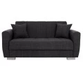 ΚΑΝΑΠΕΣ ΚΡΕΒΑΤΙ POLYA ΔΙΘΕΣΙΟΣ ΓΚΡΙ HM3241.03 153x87x77Υεκ.