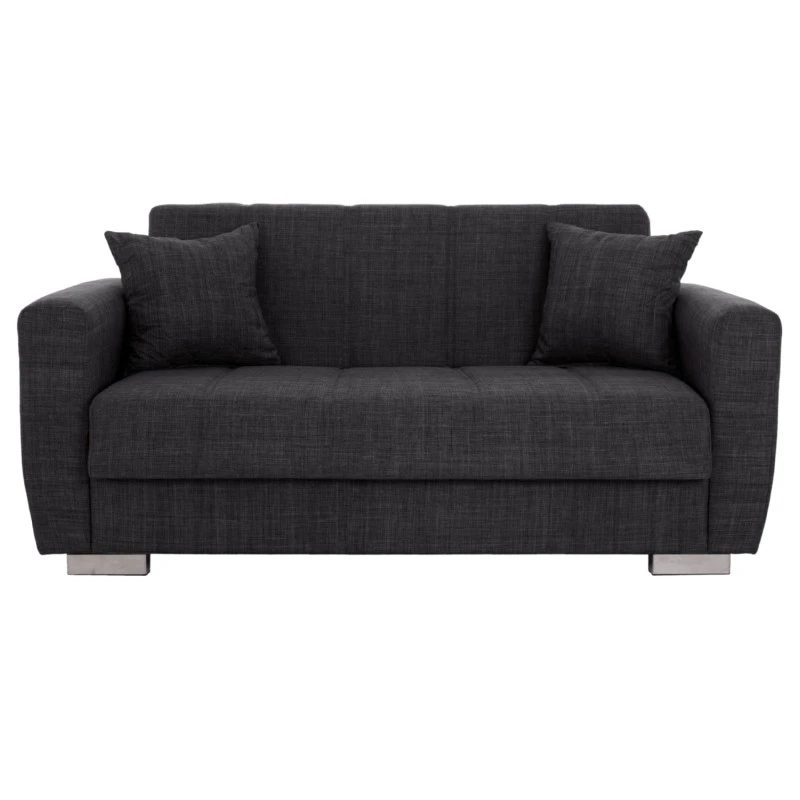 ΚΑΝΑΠΕΣ ΚΡΕΒΑΤΙ POLYA ΔΙΘΕΣΙΟΣ ΓΚΡΙ HM3241.03 153x87x77Υεκ.