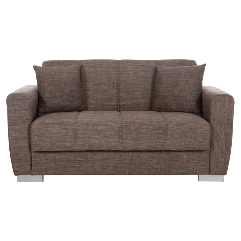 ΚΑΝΑΠΕΣ ΚΡΕΒΑΤΙ POLYA ΔΙΘΕΣΙΟΣ ΚΑΦΕ HM3241.02 150x84x88 εκ.
