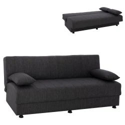 ΚΑΝΑΠΕΣ ΚΡΕΒΑΤΙ ΤΡΙΘΕΣΙΟΣ ΓΚΡΙ HM3239.03 180x72x77 εκ.