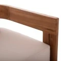 ΚΑΝΑΠΕΣ ΤΡΙΘΕΣΙΟΣ ΣΕΙΡΑ KIOTO HM6382 ΞΥΛΟ TEAK ΦΥΣΙΚΟ-ΜΠΕΖ ΜΑΞΙΛΑΡΙΑ 210x74x72Υεκ.