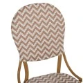 ΚΑΡΕΚΛΑ ΑΛΟΥΜΙΝΙΟΥ BAMBOO LOOK ΦΥΣΙΚΟ - ΛΕΥΚΟ HM5927.03 46x56x95Yεκ.