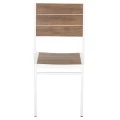 ΚΑΡΕΚΛΑ ΑΛΟΥΜΙΝΙΟΥ SAGA HM6063.01 ΛΕΥΚΗ ΜΕ POLYWOOD 46x52x86Υεκ.